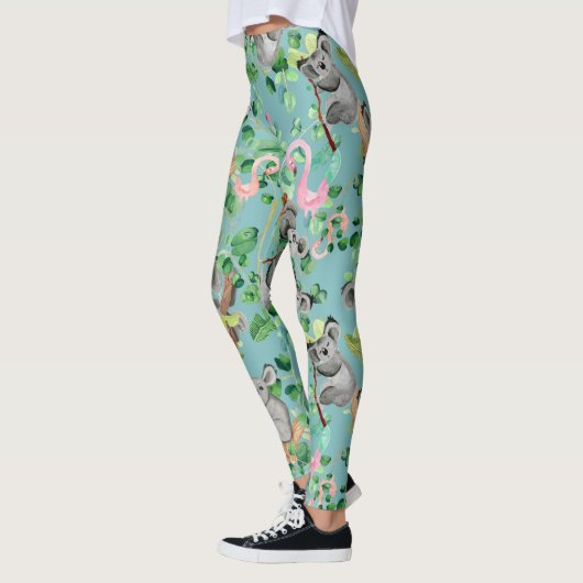 Leggings Hipster Exotic Koala Design mignonne filles femmes (Gauche)