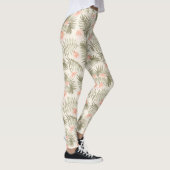 Leggings Hisbiscus Tropical Palm Tree Motif (Droite)
