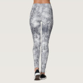 Leggings Hiver Abstrait Tree Grey Holiday (Dos)