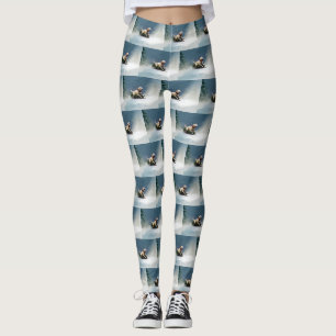Leggings hiver de Noël du Labrador