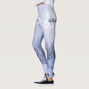 Leggings Hiver merveilleux brouillard épinette forêt neige 