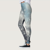 Leggings Hiver Silver et Fléau de neige bleu (Gauche)