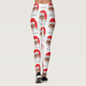 Leggings ho hipster père Noël (Dos)