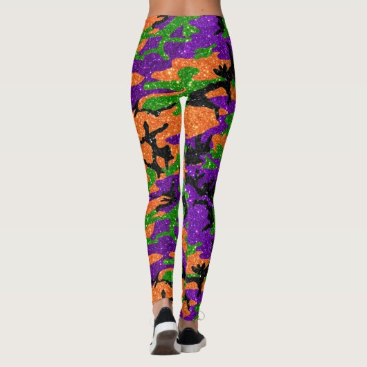 Leggings HOC Monster Parties scintillant Halloween Edition  (Dos)