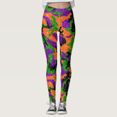 Leggings HOC Monster Parties scintillant Halloween Edition  (Devant)