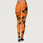 Leggings HOC Orange Parties scintillant Halloween Edition C (Dos)