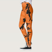 Leggings HOC Orange Parties scintillant Halloween Edition C (Gauche)