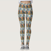 LEGGINGS HOCUS POCUS CHAT NOIR, MICE HALLOWEEN LEGINGS (Devant)