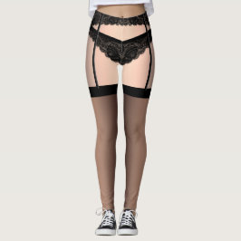 Leggings Hoesje Sissy Lace Lingerie Chastity