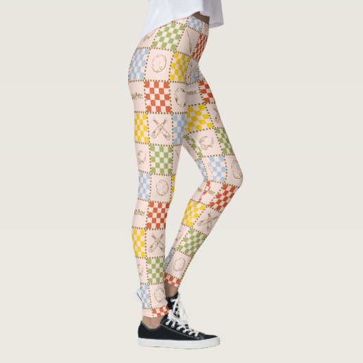 Leggings HOGWARTS™ QUIDDITCH™ Team Checker Pattern (Droite)
