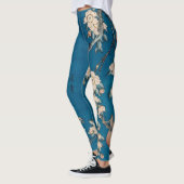 Leggings Hokusai Bullfinch et Weeping Cherry GalleryHD (Gauche)