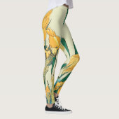 Leggings Hokusai grasshopper et iris Japon (Droite)