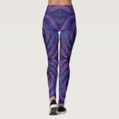 Leggings Hokusai Phoenix Art Feather Design (Dos)