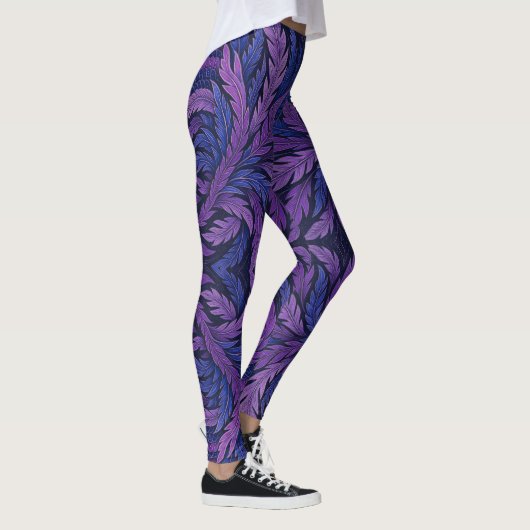Leggings Hokusai Phoenix Art Feather Design (Droite)