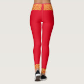 Leggings hola rouge et jaune (Dos)