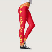 Leggings hola rouge et jaune (Droite)