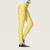 Leggings Holey Fromage Suisse Whimsical Pale Jaune (Droite)