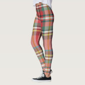 Leggings Holiday Plaid Rustic Red (Gauche)