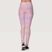Leggings Hologramme Holographe Parties scintillant Couronne (Dos)