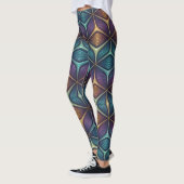 Leggings Holographic Morphing 3D Pattern | Seamless (Gauche)