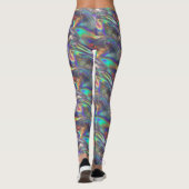 Leggings holographique argenté (Dos)