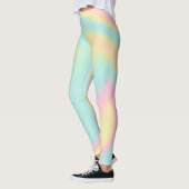 Leggings Holographique Pastel Arc-en-ciel (Gauche)