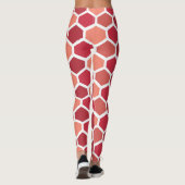 Leggings Honeycomb in Reds (Dos)