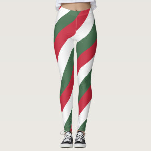 Leggings Hongrie Couleurs du drapeau national diagonales tr