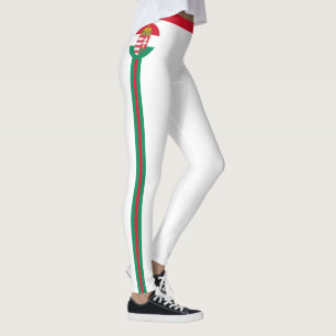 Leggings Hongrie et Hongroise Drapeau de mode Voyage/Ventil