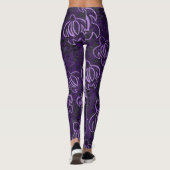 Leggings Honu pourpre (Dos)