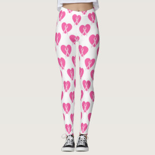Leggings Hope Pray Fight (Sensibilisation au cancer du sein
