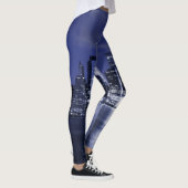 Leggings Horizon de New York baigné dans le bleu (Droite)
