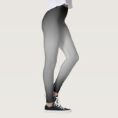 Leggings Horizon Dégradé noir et blanc (Droite)