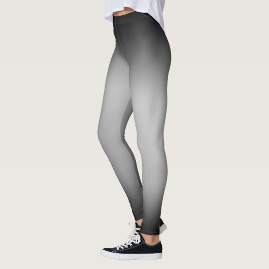 Leggings Horizon Dégradé noir et blanc (Gauche)