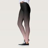 Leggings Horizon Gradient noir et Rose amincissant (Gauche)