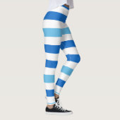 Leggings Horizon trié bleu et blanc (Droite)