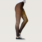 Leggings Horloge Steampunk avec des engrenages anciens (Droite)