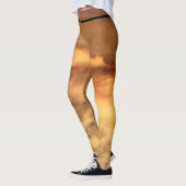 LEGGINGS HORLOGE SUR MESURE NUAGES INITIAL ET OR (Gauche)