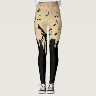 Leggings Horn Section Music Design Rustique