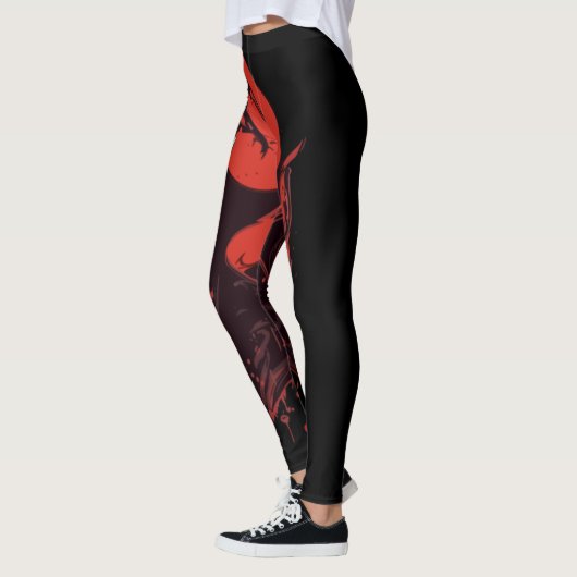 Leggings Horreur à yeux rouges (Gauche)