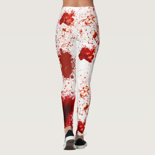 Leggings Horreur des éclaboussures de sang (Dos)