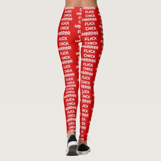 Leggings Horror Flick Chick White Version (Dos)