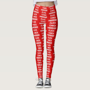 Leggings Horror Flick Chick White Version