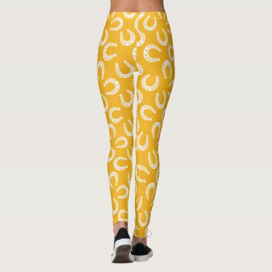 Leggings Horseshoe Motif St patrick's Day (Dos)