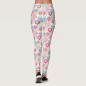 Leggings Horton Entend Un Qui | Motif à fleurs Pastel (Dos)