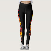 leggings "Hot Flame"-Tattoo (Voorkant)