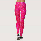 Leggings - Hot Pink Glitter Glam (Achterkant)