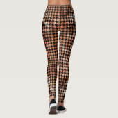 Leggings Houndstooth Brown et noir (Dos)
