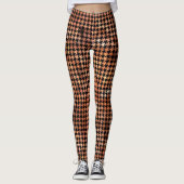 Leggings Houndstooth Brown et noir (Devant)