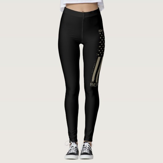 Leggings How Long Was I In the Army Five Foot Eleven (Devant)